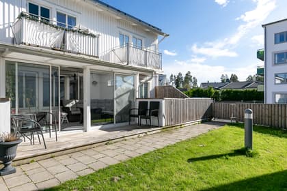 Bild av trädgården