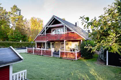 Bild av trädgården