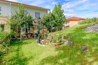 Bild av trädgården