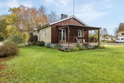 Bild av trädgården