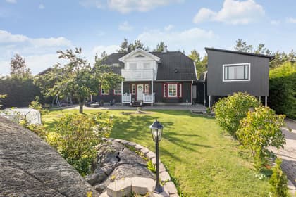 Bild av trädgården