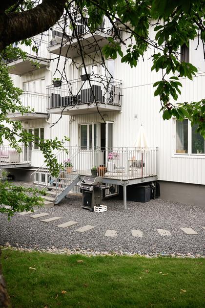 Bild av trädgården