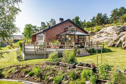 Bild av trädgården