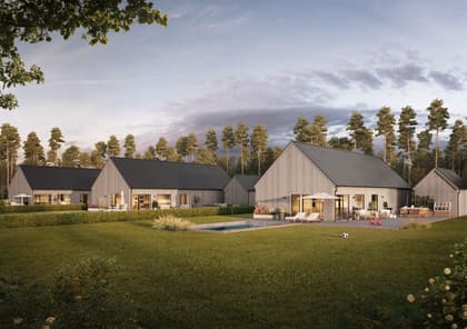 Bild av trädgården