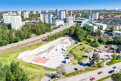 Bild av trädgården