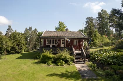 Bild av trädgården