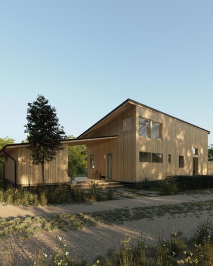 Bild av trädgården