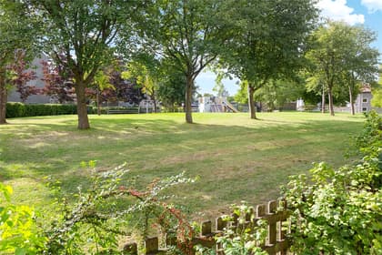 Bild av trädgården