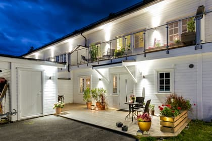 Bild av trädgården