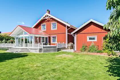 Bild av trädgården