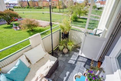 Bild av trädgården