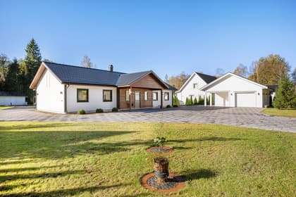 Bild av trädgården