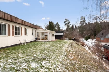 Bild av trädgården