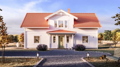 Bild av trädgården