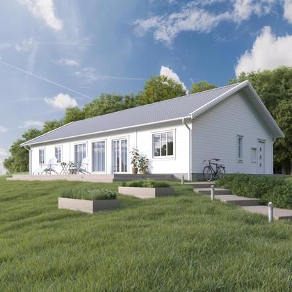 Bild av trädgården