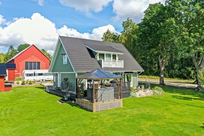 Bild av trädgården