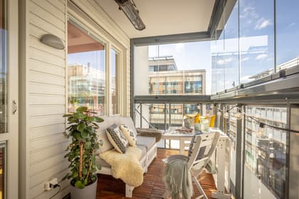 Balkong eller utsiktsbild