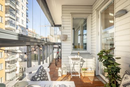 Balkong eller utsiktsbild