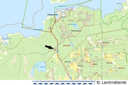 Illustrerad karta över fastigheten eller området