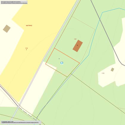 Illustrerad karta över fastigheten eller området