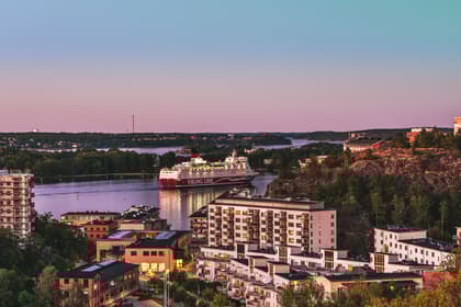 Balkong eller utsiktsbild