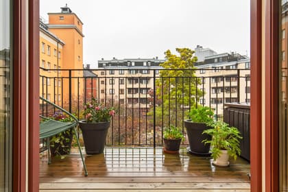 Balkong eller utsiktsbild