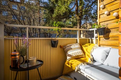 Balkong eller utsiktsbild