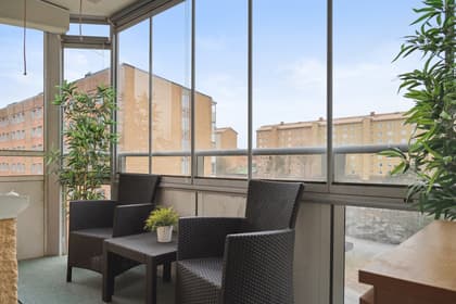 Balkong eller utsiktsbild