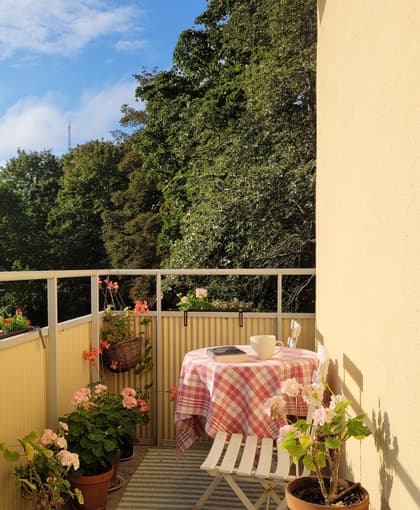 Balkong eller utsiktsbild