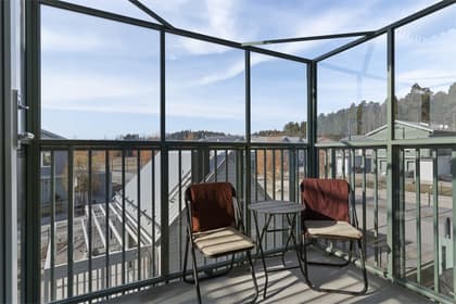 Balkong eller utsiktsbild