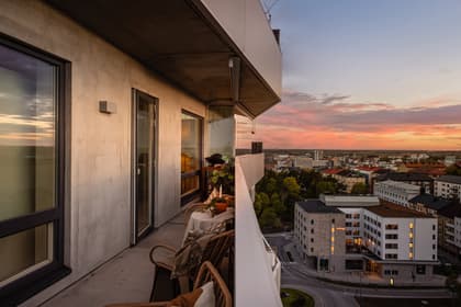 Balkong eller utsiktsbild