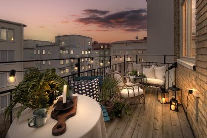 Balkong eller utsiktsbild