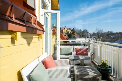 Balkong eller utsiktsbild