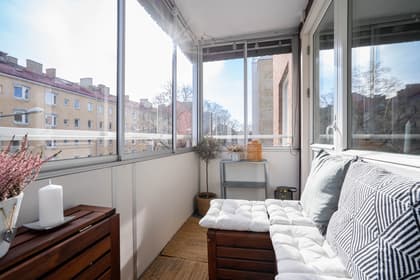 Balkong eller utsiktsbild