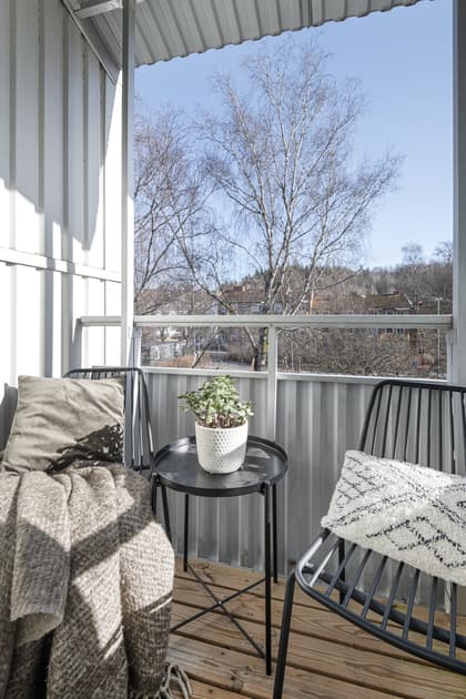 Balkong eller utsiktsbild