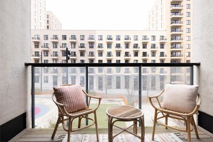 Balkong eller utsiktsbild