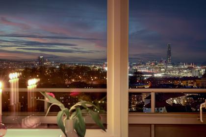 Balkong eller utsiktsbild