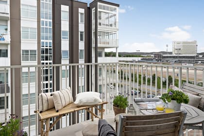 Balkong eller utsiktsbild