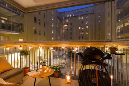 Balkong eller utsiktsbild