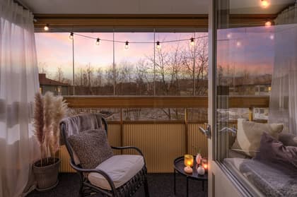 Balkong eller utsiktsbild