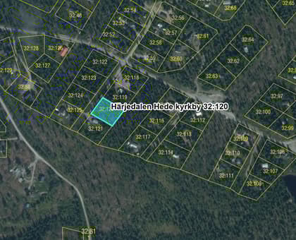 Illustrerad karta över fastigheten eller området