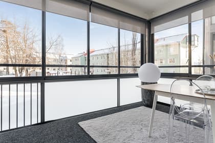 Balkong eller utsiktsbild