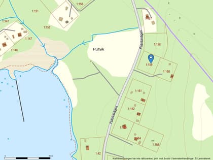 Illustrerad karta över fastigheten eller området