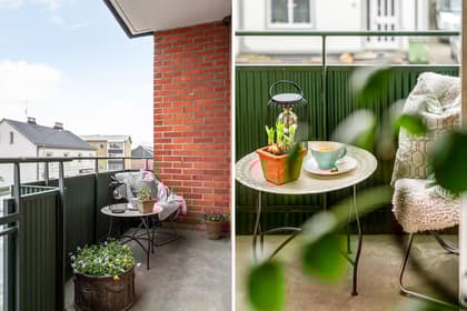 Balkong eller utsiktsbild