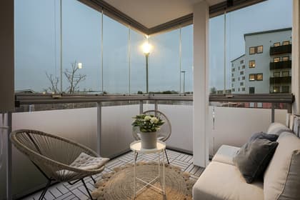 Balkong eller utsiktsbild