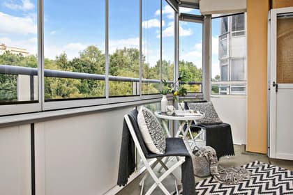 Balkong eller utsiktsbild