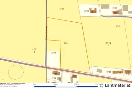 Illustrerad karta över fastigheten eller området