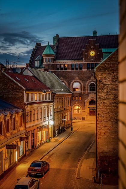 Balkong eller utsiktsbild