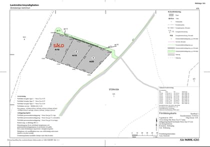 Illustrerad karta över fastigheten eller området