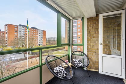 Balkong eller utsiktsbild